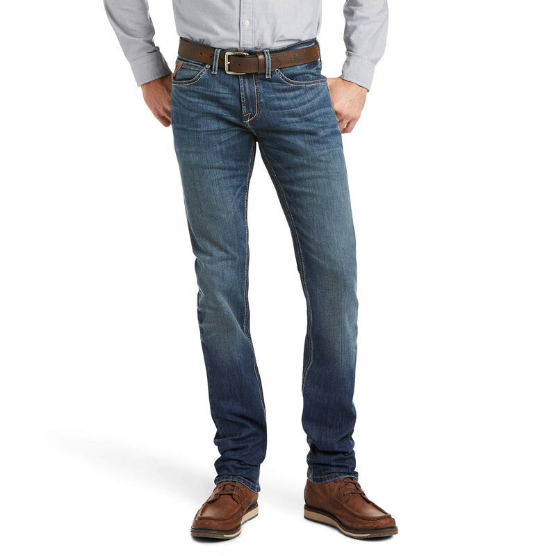 Ariat Jeans Herren - M8 Modern Tekstretch Benton Slim Leg Blau ( MQGYC-2109 )